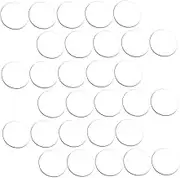 Mikinona Anti-Slip Mats 30pcs Furniture Leg Floor Protectors Non Slip Square Pads for Chairs Shockproof Table Leg Pads for Hardwood Floors