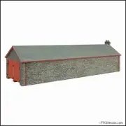 Bachmann 44-0199R Narrow Gauge (OO9) Boston Lodge Engine Shed - Red OO-9 Gauge