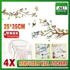 130*65CM Removable Wall Stickers Birds on Tree Branch Wall Decor Decal Home AU