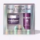 PRAI Ageless Throat & Decolletage Night Discovery Duo NIB NEW in Box