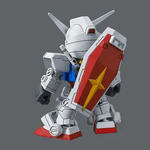 【BANDAI】組裝模型 SD鋼彈 CROSS SILHOUETTE系列 RX-78-2 鋼彈&骨架 套組