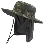 UPF 50+ Sun Fishing Hat Water Resistant with One Size Army Green Camo