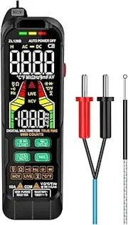 Digital Multimeter Ammeter 750V 10000 Counts DC/AC Voltage USB Charge Contact Temperature Colorful Automatic Multimeter(ZL126A)