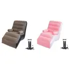 Lazy Sofa Inflatable Sofa Chair Ergonomic Couch with Armrest Lounge Sofa Floor