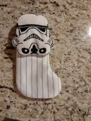 New STAR WARS / Storm Trooper Christmas Mini Stocking