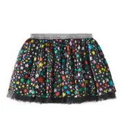 [Stella McCartney Kids] Stella McCartney Kids Sequined skirt Y 3 black