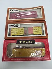 (3) Tyco Precision Engineered HO Scale Model Electric Trains