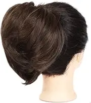 Messy Bun Hair Piece Chignon Scrunchie Messy Hair Bun Ponytail Extension, Straight Synthetic Hairpiece Short Ponytail Bun Extensions Hair Accessories Elastic Scrunchie for Women Bun Hair Piece (Color