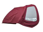 Fits:Porsche 911 95-98 Soft Top W/Plastic Window Haartz BURGUNDY Canvas