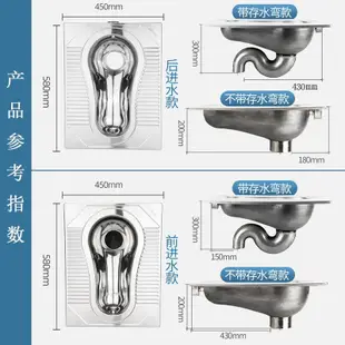 【訂金】304不銹鋼蹲便器蹲坑式大便器公共廁所工程吧KTV便池衛生間防臭kitty880325