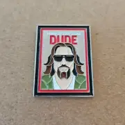 MAN OF THE YEAR DUDE Enamel Pin - The Big Lebowski - Jeff Bridges - The Dude