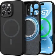 RUNGOS for iPhone 13 Pro Case MagSafe (Natural Liquid Silicone & Silky Touch) [Stable Magnet] [10Ft Mil-Grade Shockproof] Soft Microfiber Lining Cover for iPhone 13 Pro Magnetic Case 6.1''