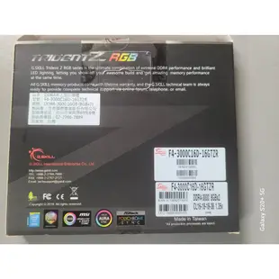 終保 芝奇 G.SKILL幻光戟 DDR4 3200 CL16 8G*2 記憶體 超頻記憶體 可參考