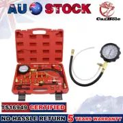 Universal Fuel Injection Pump Injector Tester Test Pressure Gauge Car Trucks Kit