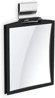 Better Living Products 13546 Doppio Double-Sided Shower Mirror, 3X Magnification, Black