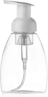 Home Hotel 1pcs Soap Dispenser 300ml Clear Foaming Bottle Foaming Soap Dispenser Pump Soap Mousses Liquid Dispenser Shampoo Lotion Shower Gel Foam Bottles Soap Dispensers