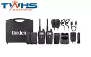 UNIDEN UH825-2TP 2 Watt UHF Handheld 2-Way Radio Tradies Pack