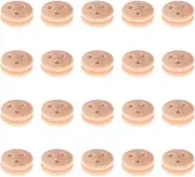 Ship Model Pulley - 20pieces Miniature Ship Pulley, Rigging Model | Portable Resuable Wooden Wheels Toys, Sailing Accessories for Nautical Crafting, (4mm, 5mm, 6mm, 8mm)