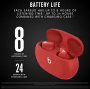Beats Studio Buds – True Wireless Noise Cancelling Earbuds (RED) Brand New