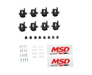 82893-8 MSD Ignition Coil - Smart - 8-Pack - Black