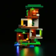 Brick Shine - Light Kit for LEGO® The Modern Treehouse 21174