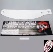 FOR AGV XVENT, TITECH, GPTECH VISOR TEAR OFFS CLEAR, BHV T002, PACK OF 30
