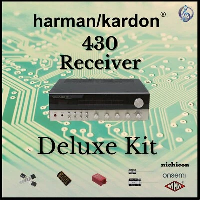 Harman Kardon 430 Deluxe Upgrade Kit Genuine Parts Restoration