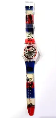 VINTAGE SWATCH WATCH: 1998 SKK106SAL Le Salon Access Magic Show Unisex Fashion