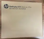 New sealed HP EliteDisplay E271i 27-inch IPS LED Backlit Monitor D7Z72AA