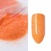 50g Fine Glitter Dust Powder Holographic Metallic Body Nail Art Craft - Orange