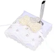PLAFOPE Unique Wedding Pen Stand Signature Holder Party Pen Holder Elegant Bowknot Design