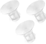 Yasao 3PCS Breast Milk Pump Flange Inserts Breast Shield Converter Practical ...