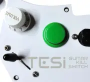 Tesi DITO Snap-in 24MM Momentary Arcade Push Button Guitar Kill Switch Green