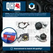 Water Pump fits DS DS7 CROSSBACK JRHNSU 1.2 18 to 22 Coolant QH Quality New