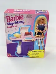 New 1994 Barbie Magic Moves Barbecue New In Box