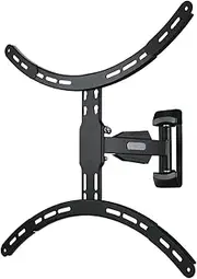 Hama TV Wall Mount Fullmotion, tiltable, tiltable (Fully Movable), max. 35kg, 1 arm, VESA up to 600 x 500, Black