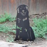 Maremma Sheepdog Black Metal Dog Silhouette