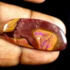22.86 ct Remarkable Fancy (37 x 16 mm) Multi Australian Koroit Boulder Opal