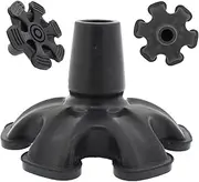 Lifeswonderful - 19mm Heavy Duty Large Based, Self-Standing Six Tip Rubber Foot for Walking Sticks and Canes