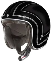 X-lIte X-201 Caliente Demi Jet Helmet, black, Size S for Men