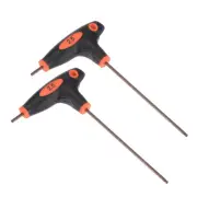 2pcs T-Handle Ball End Hex Key 2.5mm S2 Metric Size Wrench for Auto Maintenance