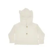 [TEDDY & MINOU] TEDDY & MINOU Wool-blend hooded cardigan Kids 18M 18M White