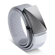 Mens Nylon Ratchet Belts with Automatic Adjustable Buckle,Mens Durable Belts ...