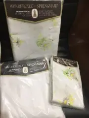 Wondercale by Springmaid No-iron Double Flat And Fitted Sheets 2 Pillowcases