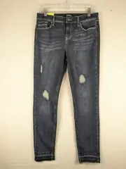 New Buffalo David Bitton Jeans Womens 6/28 Jess Rip & Repair Mid-Rise Skinny