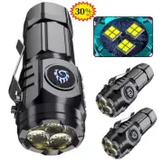 Mini Flash Super Power Flashlight, Super Bright Pocket Light USB Rechargeable US