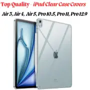 Clear iPad Case Cover Air 3 4 5 Pro 10.5 11 12.9 Shockproof Slim TPU Back