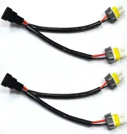 Splitter Wire Ceramic 9005 HB3 Two Harness Head Light Low Beam Replace Socket (for: Kia)