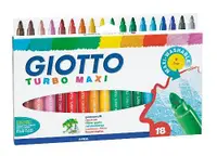 在飛比找誠品線上優惠-GIOTTO可洗式兒童安全彩色筆/18色