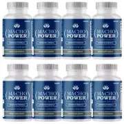 Macho Power Male Maximum Performance Advanced Formula Tablet- Eight (8) Bottles